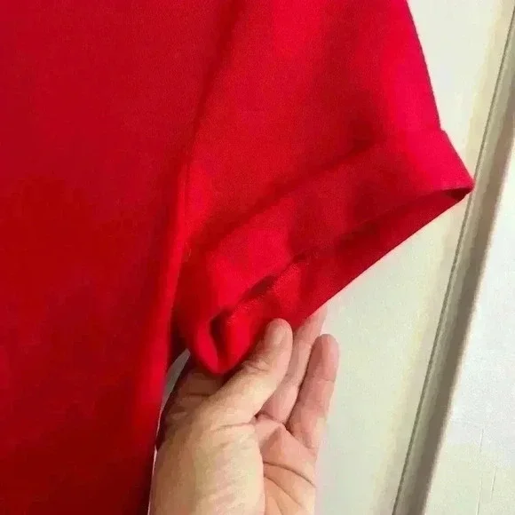 Zara dressy red jumpsuit Color red size M with pockets - Picture 5 of 11